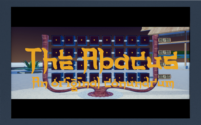 The Abacus is an original puzzle game set in a celestial realm of reason